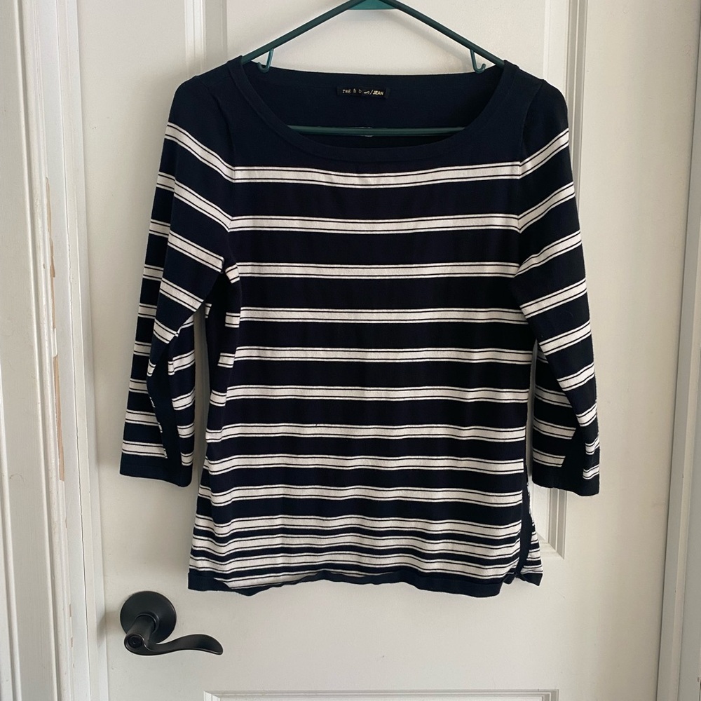 Rag & Bone Classic Navy Top